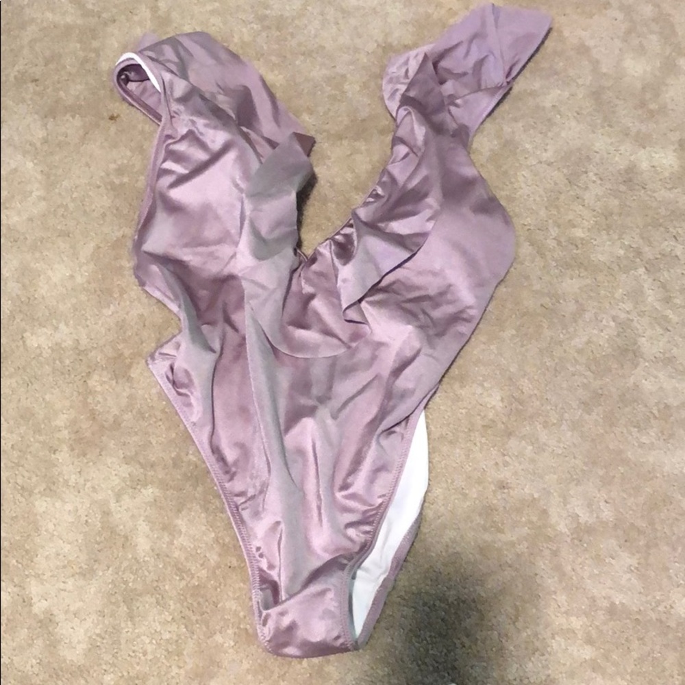 Victoria Secret pink one piece bathing suit